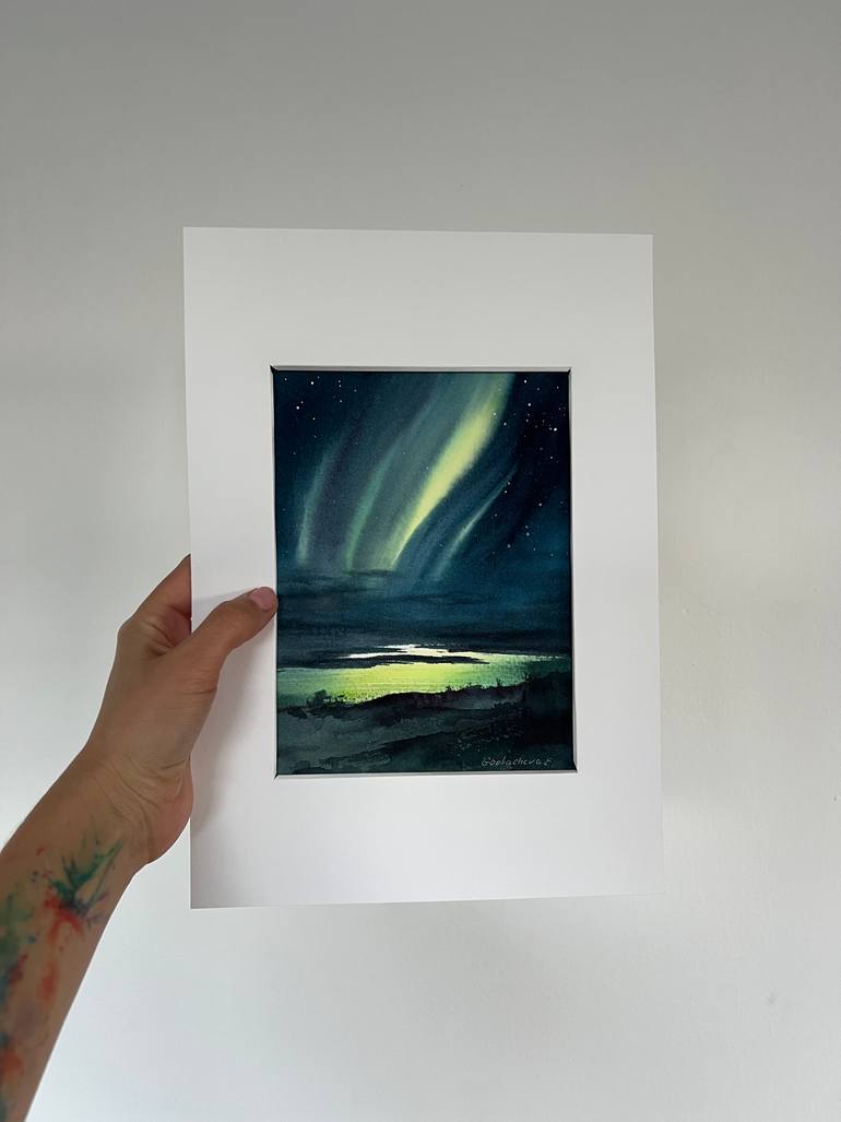 Original Expressionism Landscape Painting by Eugenia Gorbacheva