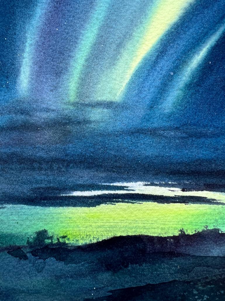 Original Expressionism Landscape Painting by Eugenia Gorbacheva