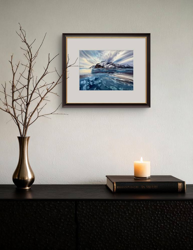 Original Expressionism Landscape Painting by Eugenia Gorbacheva