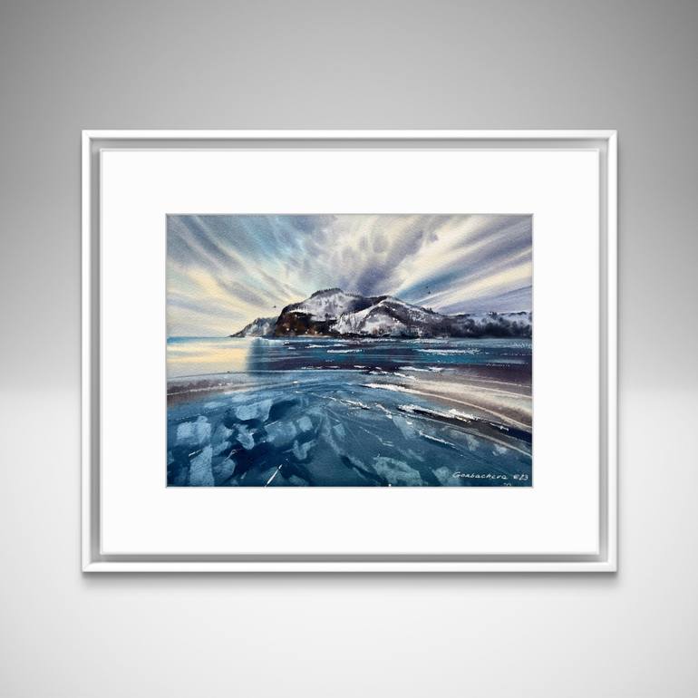 Original Expressionism Landscape Painting by Eugenia Gorbacheva