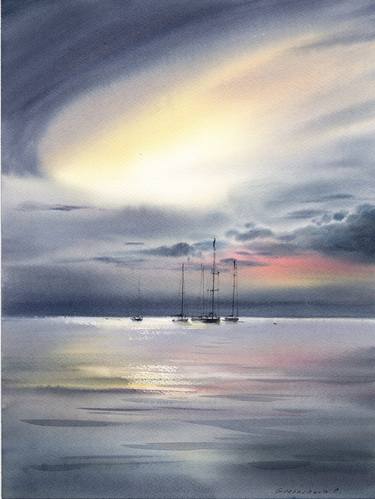 Original Seascape Paintings by Eugenia Gorbacheva