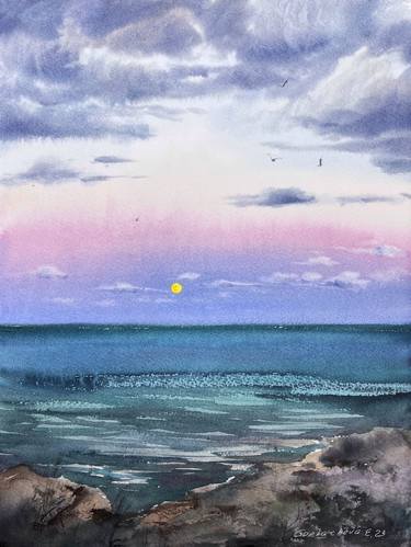 Original Fine Art Seascape Paintings by Eugenia Gorbacheva