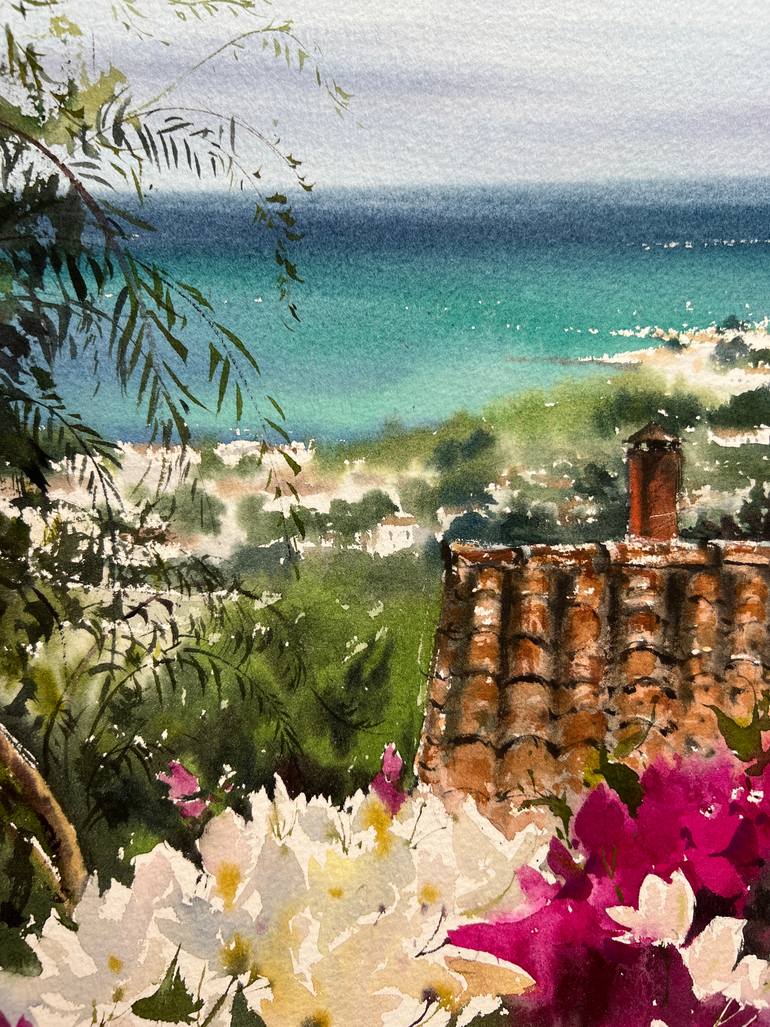 Original Expressionism Seascape Painting by Eugenia Gorbacheva