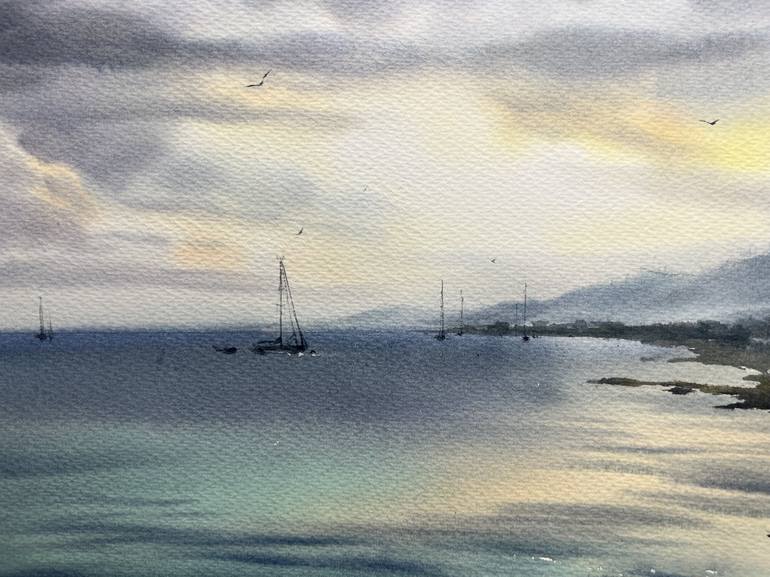 Original Seascape Painting by Eugenia Gorbacheva