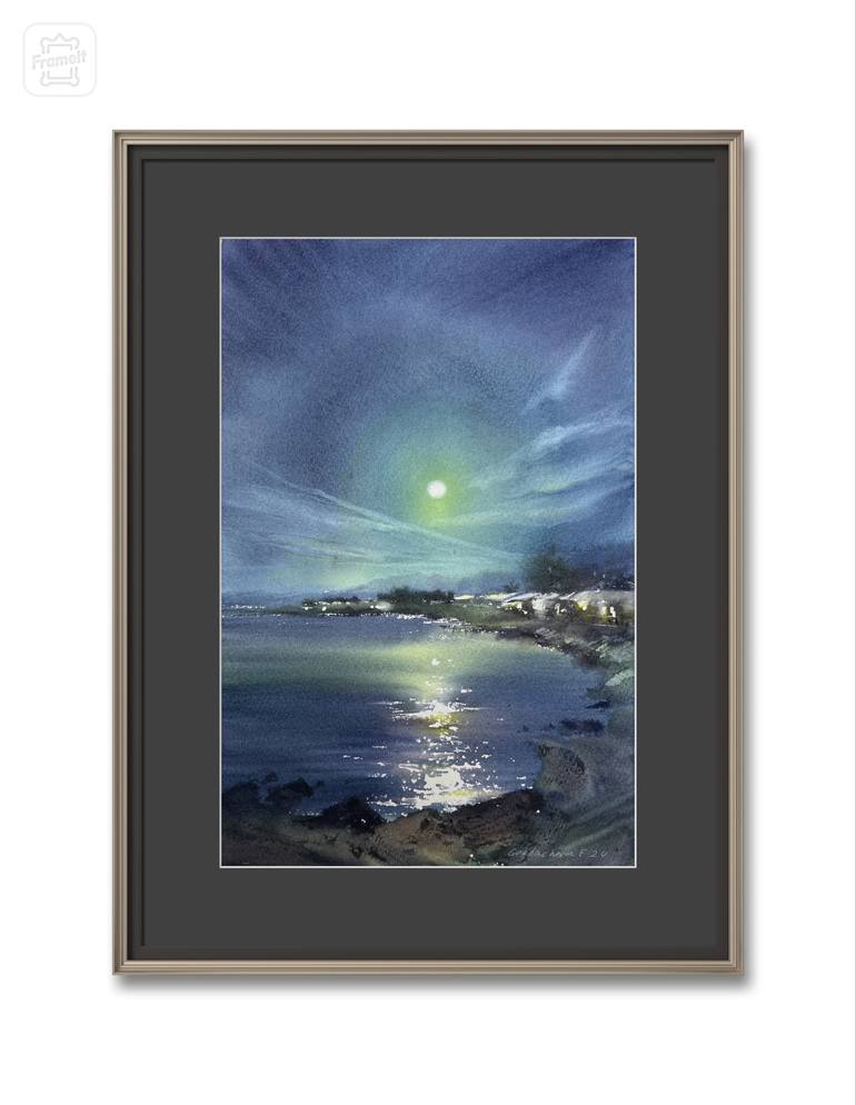 Original Seascape Painting by Eugenia Gorbacheva