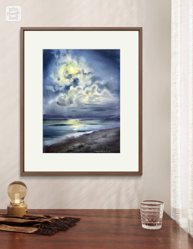 Original Seascape Painting by Eugenia Gorbacheva