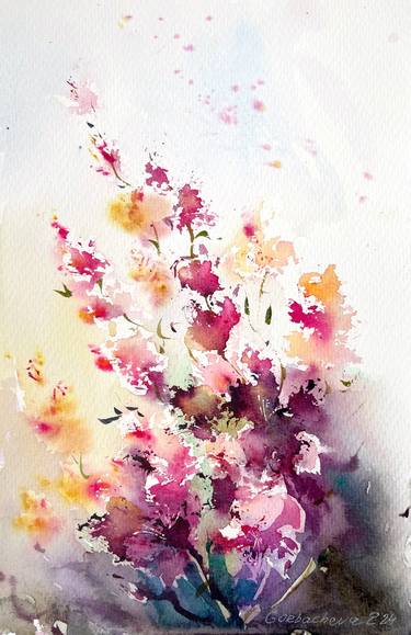 Print of Floral Paintings by Eugenia Gorbacheva