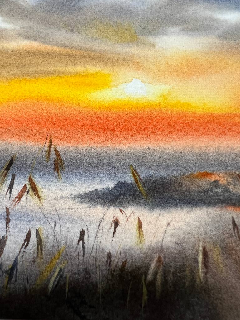 Original Expressionism Seascape Painting by Eugenia Gorbacheva