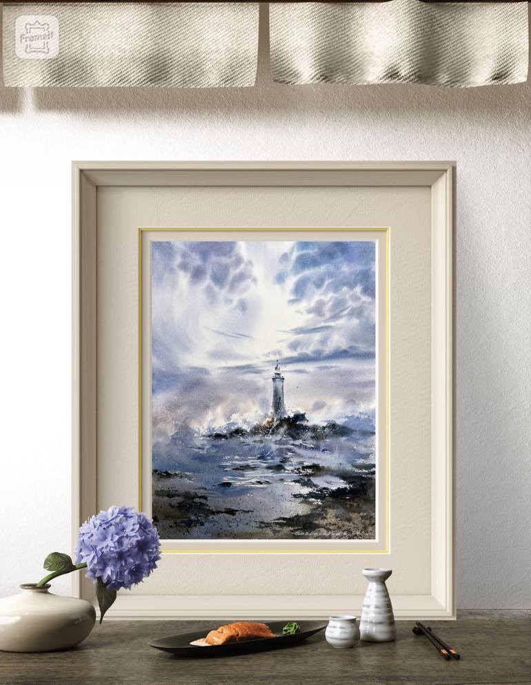 Original Seascape Painting by Eugenia Gorbacheva