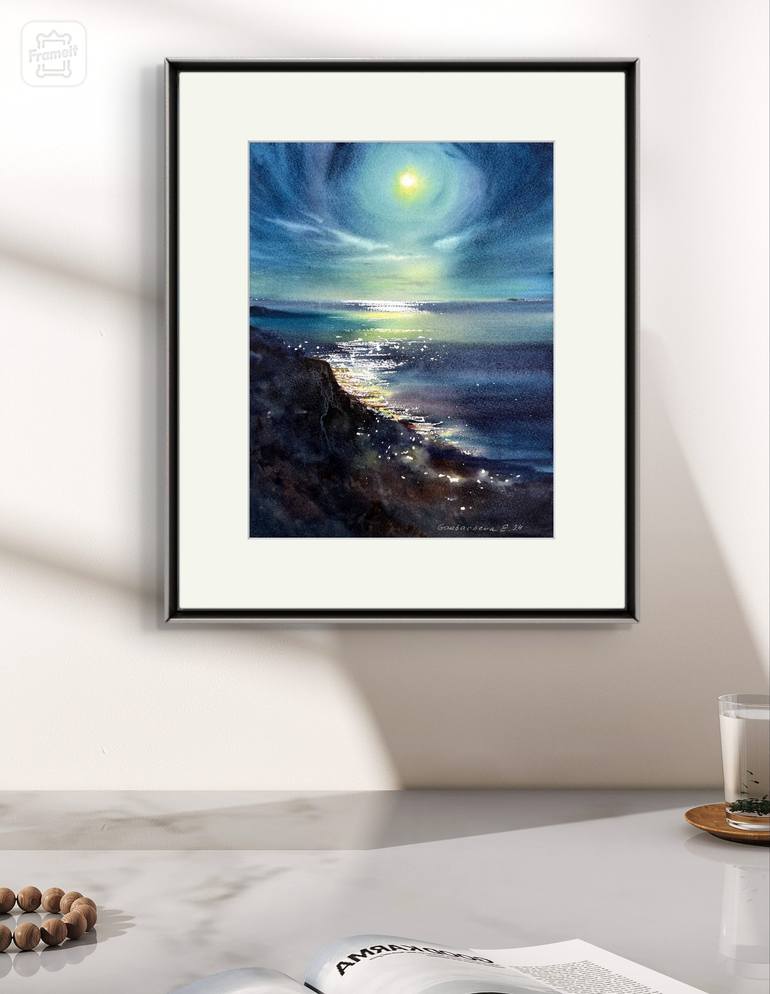 Original Seascape Painting by Eugenia Gorbacheva