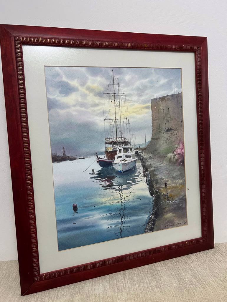 Original Expressionism Seascape Painting by Eugenia Gorbacheva