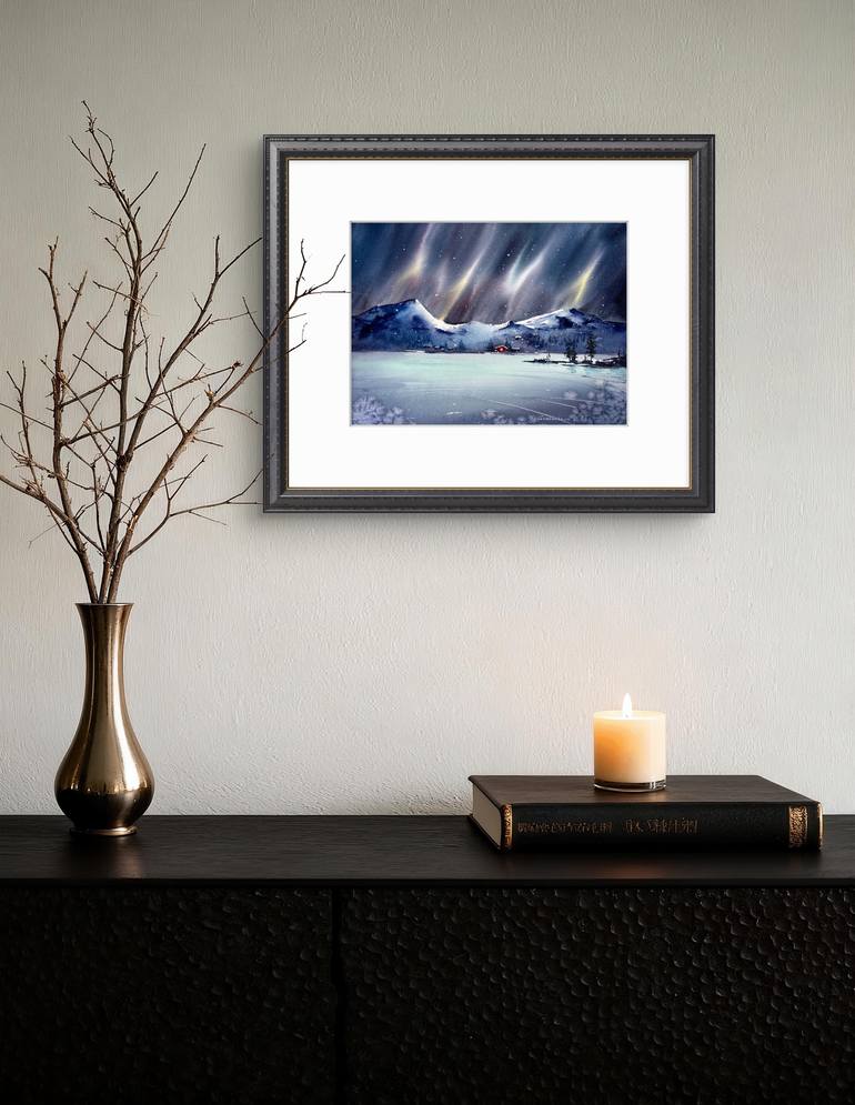 Original Expressionism Landscape Painting by Eugenia Gorbacheva