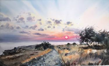 Original Expressionism Seascape Paintings by Eugenia Gorbacheva