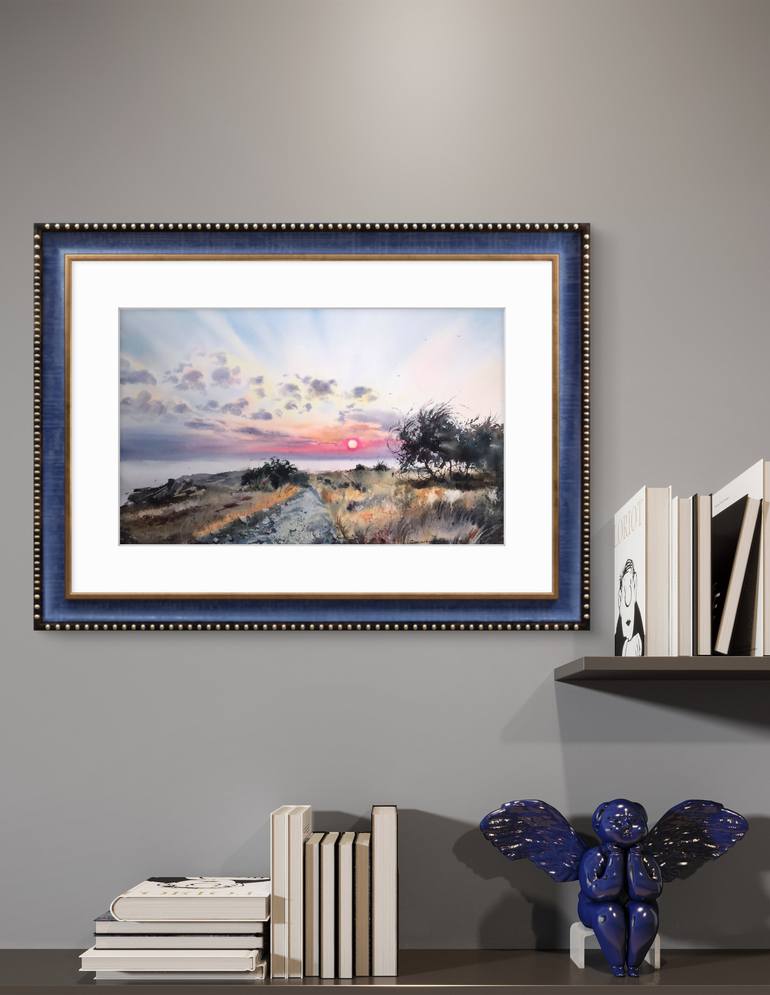 Original Expressionism Seascape Painting by Eugenia Gorbacheva