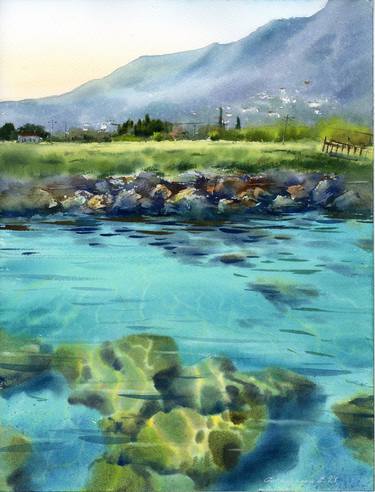 Original Expressionism Seascape Paintings by Eugenia Gorbacheva