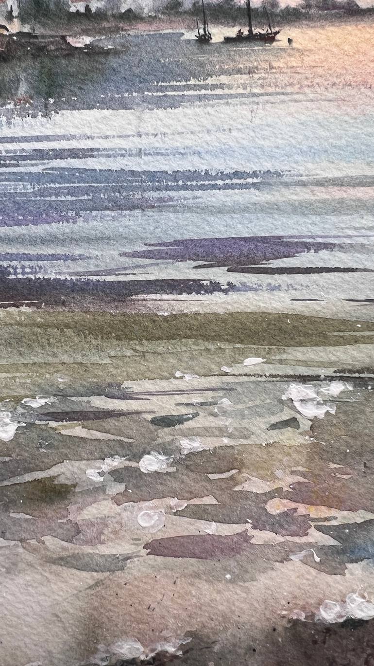 Original Expressionism Seascape Painting by Eugenia Gorbacheva