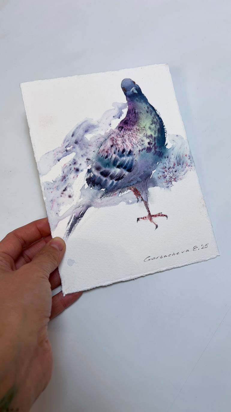 Original Expressionism Animal Painting by Eugenia Gorbacheva