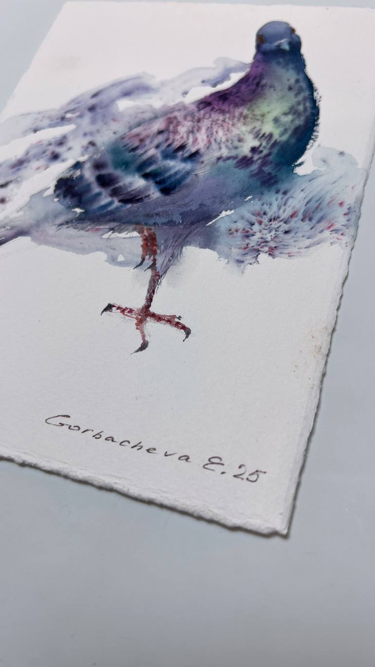 Original Expressionism Animal Painting by Eugenia Gorbacheva
