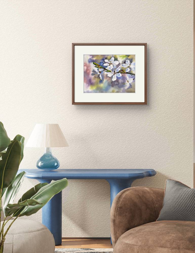 Original Expressionism Floral Painting by Eugenia Gorbacheva