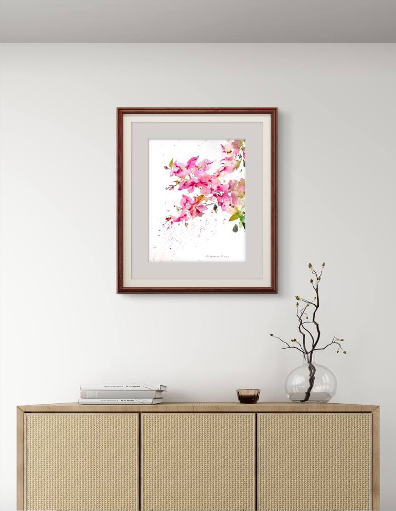 Original Expressionism Floral Painting by Eugenia Gorbacheva