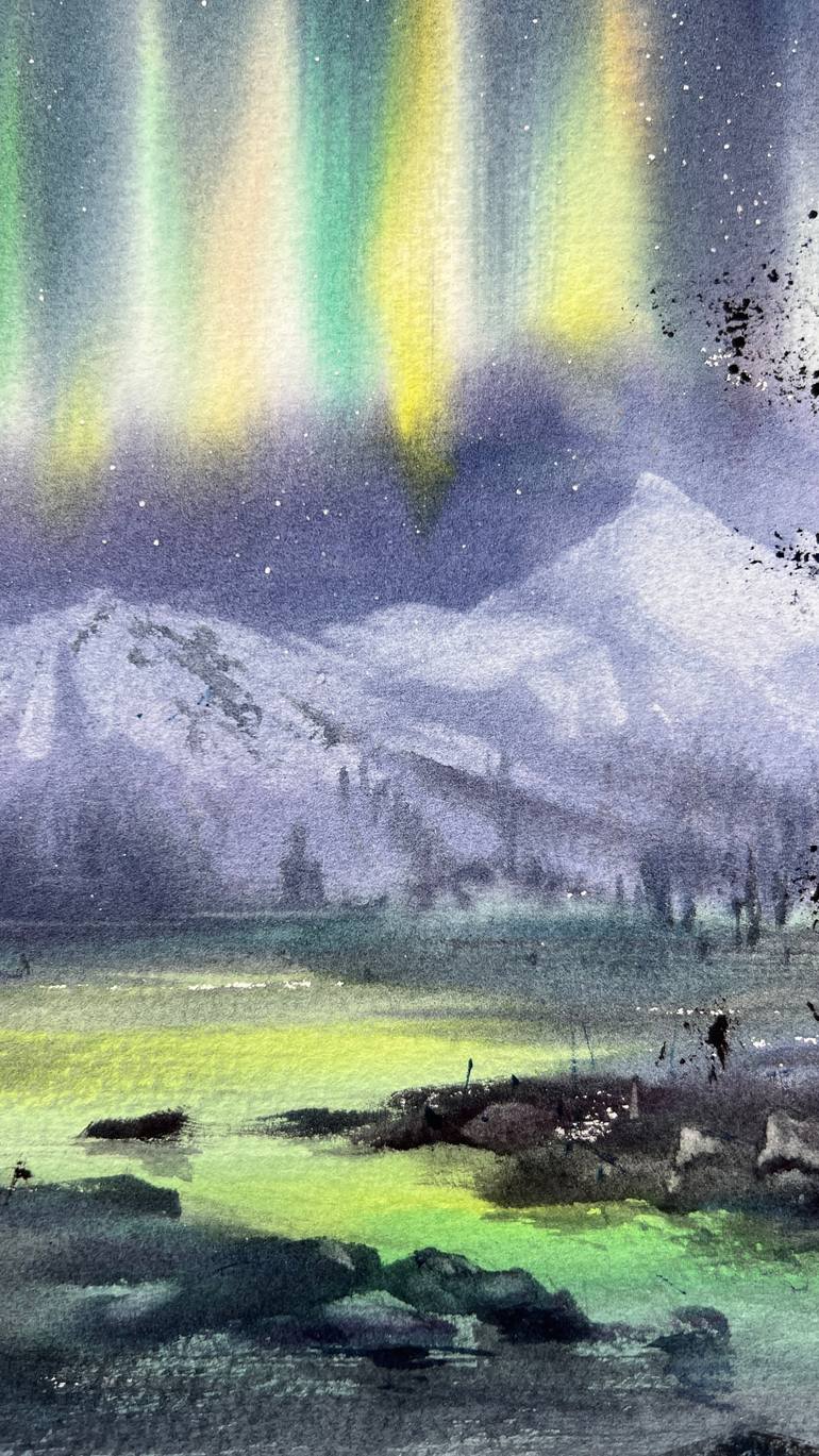 Original Expressionism Landscape Painting by Eugenia Gorbacheva