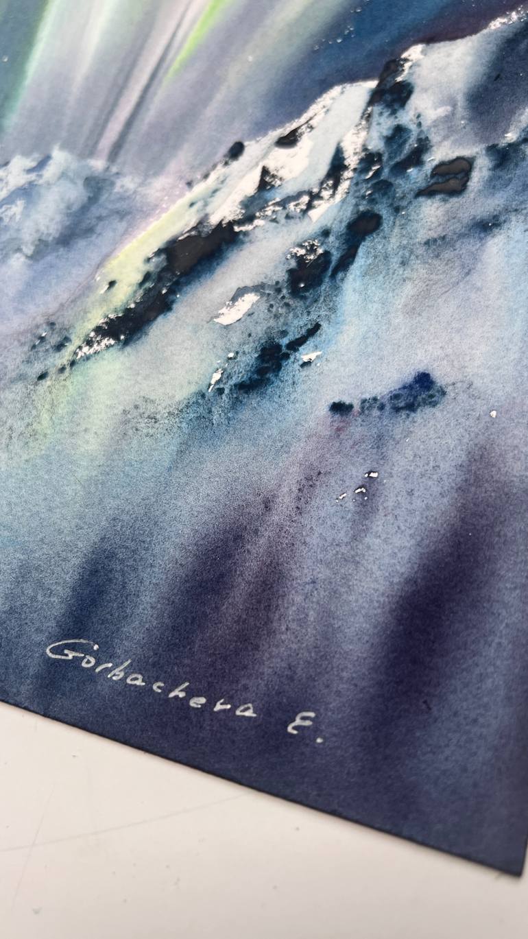 Original Expressionism Landscape Painting by Eugenia Gorbacheva