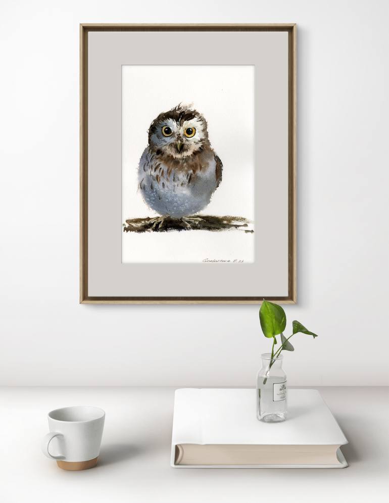 Original Expressionism Animal Painting by Eugenia Gorbacheva