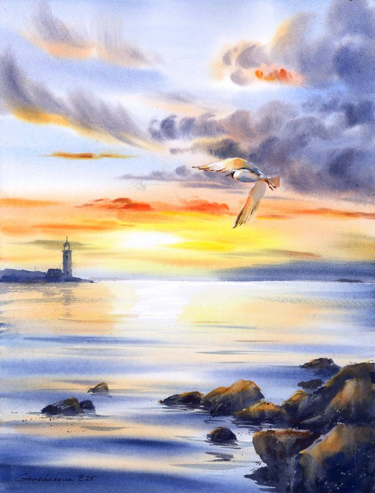 Original  Painting by eugenia gorbacheva