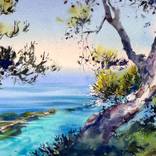 The azure serenity of Italy by Eugenia Gorbacheva