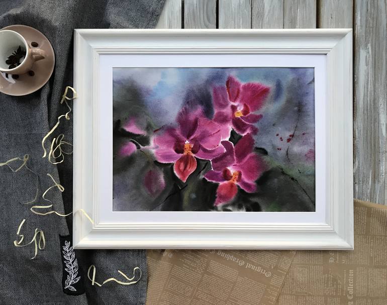 Original Documentary Botanic Painting by Eugenia Gorbacheva