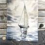 Sea yachts are delicious.
The painting is made in gray tones. The main color is sepia.

Saunders Waterford Rough 300g, Watercolor