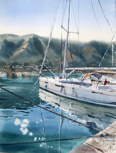Print of Documentary Yacht Paintings by Eugenia Gorbacheva