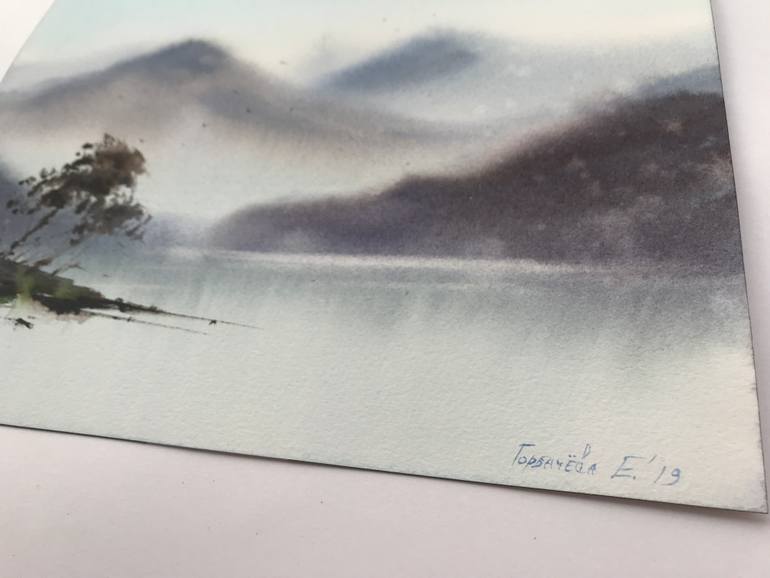 Original Abstract Landscape Painting by Eugenia Gorbacheva