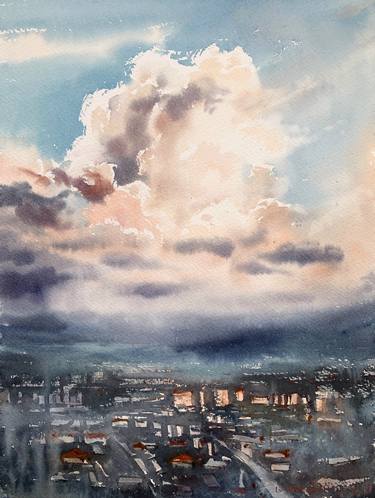 City Cloudscape at Sunrise #3 thumb