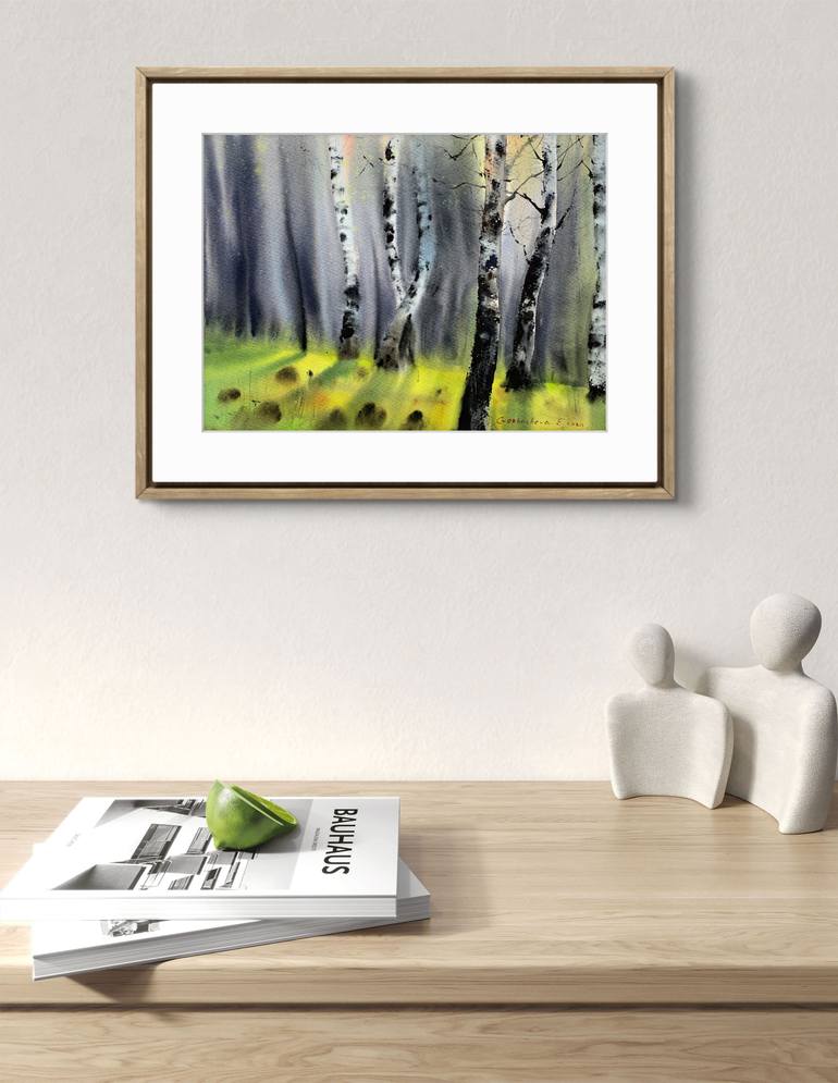 Original Expressionism Landscape Painting by Eugenia Gorbacheva