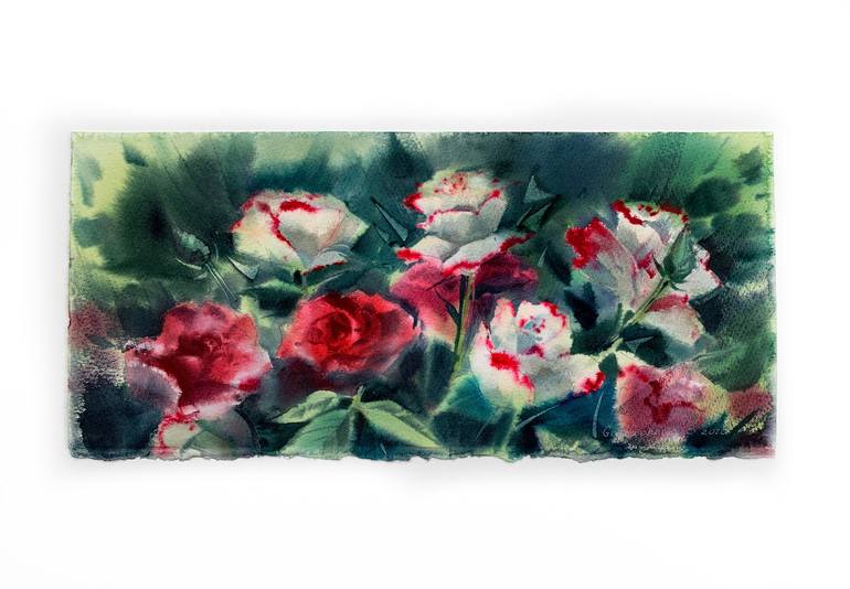 Original Expressionism Botanic Painting by Eugenia Gorbacheva