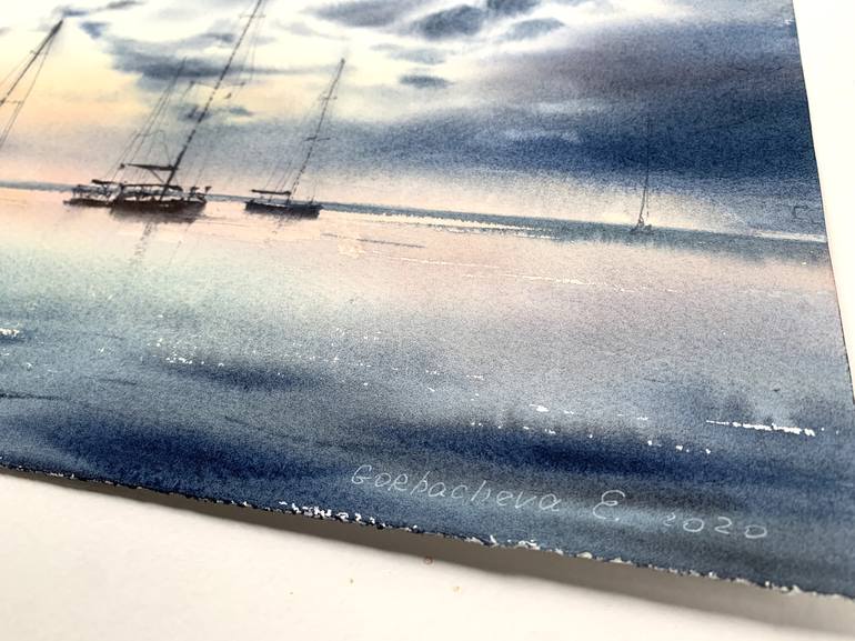 Original Documentary Seascape Painting by Eugenia Gorbacheva