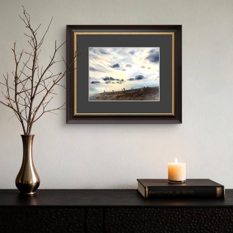 Original Conceptual Landscape Painting by Eugenia Gorbacheva