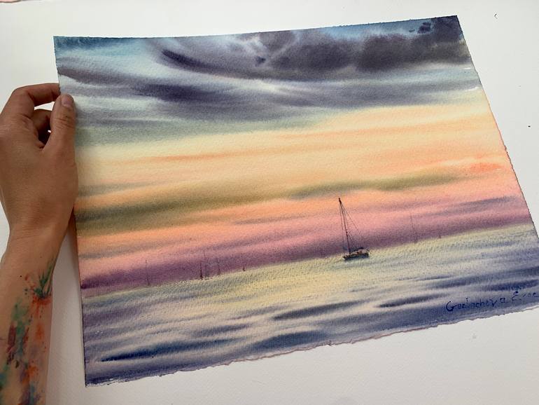 Original Conceptual Other Painting by Eugenia Gorbacheva