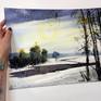 Incredible winter beauty with snowy field
Original watercolor painting
Medium: Watercolour on Paper 300g
One a kind artwork
Size: 41 x 31 cm (unframed) / 16 x 12 in
Signed on the front
Style: expressionism
Subject: landscapes
2020
Certificate of Authenticity is included
Unframed
