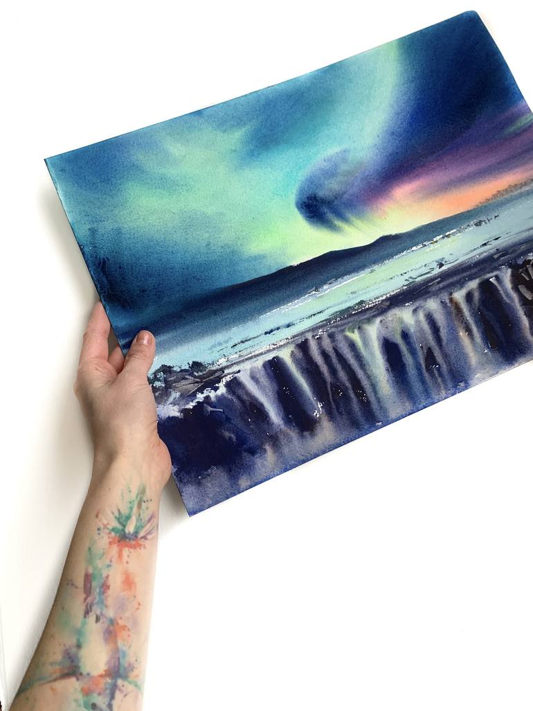 Original Conceptual Nature Painting by Eugenia Gorbacheva
