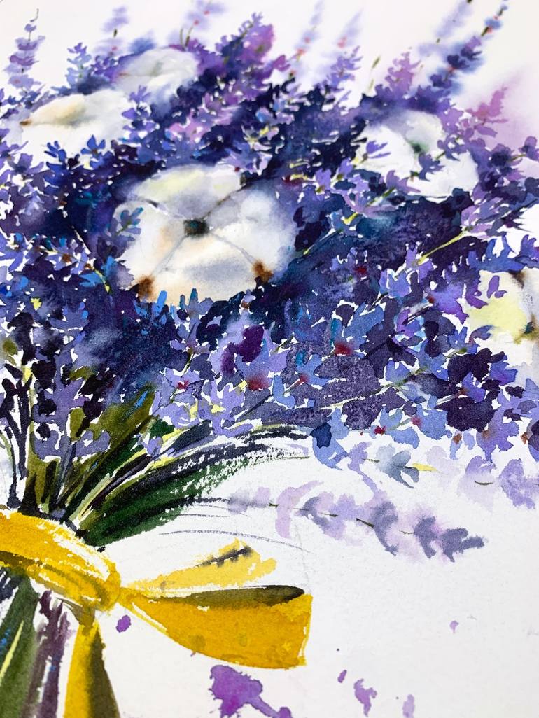 Original Floral Painting by Eugenia Gorbacheva