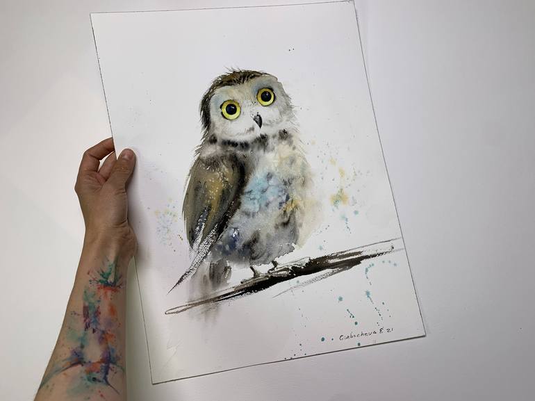 Original Animal Painting by Eugenia Gorbacheva