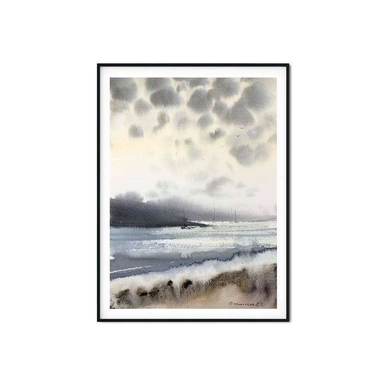 Original Seascape Painting by Eugenia Gorbacheva