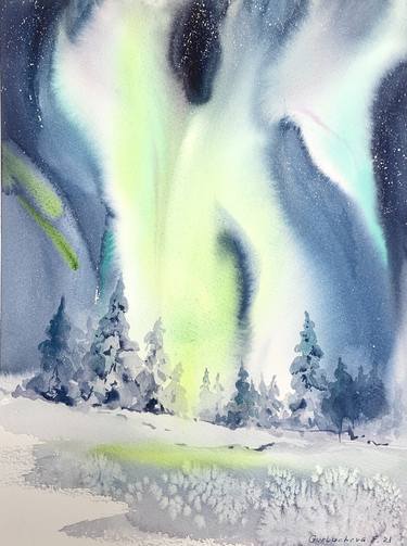 Aurora borealis #24 thumb