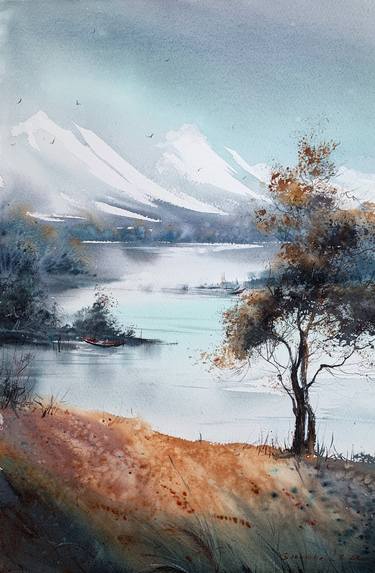 Original Expressionism Landscape Paintings by Eugenia Gorbacheva