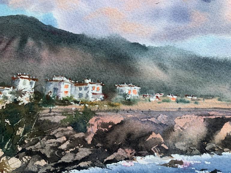 Original Expressionism Seascape Painting by Eugenia Gorbacheva