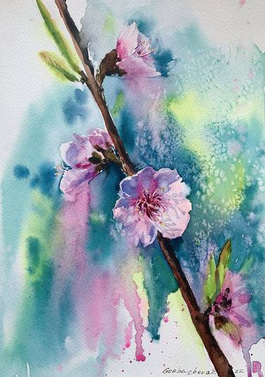 Original Floral Paintings by Eugenia Gorbacheva