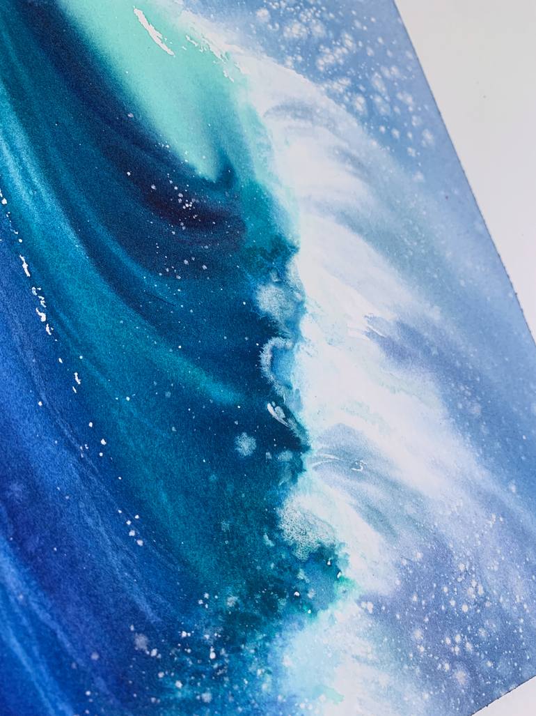 Original Expressionism Seascape Painting by Eugenia Gorbacheva