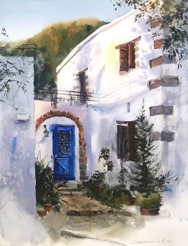 Original Architecture Paintings by Eugenia Gorbacheva